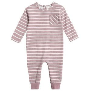 MILES THE LABEL BABY Long Sleeve Striped‎ Romper, Pink, 18m